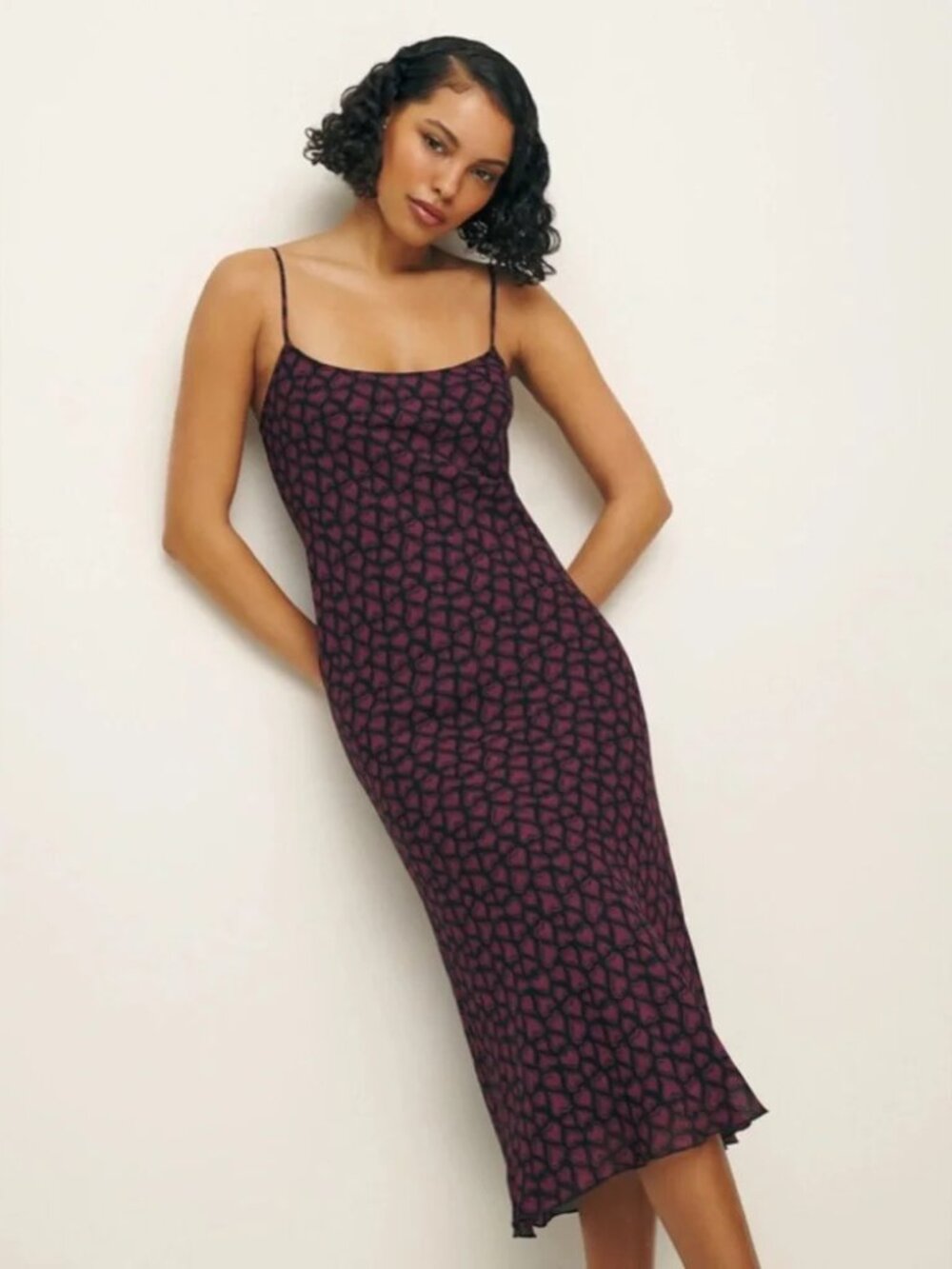 Reformation Emerick Dress - Bonbon NWT - Picture 2 of 5